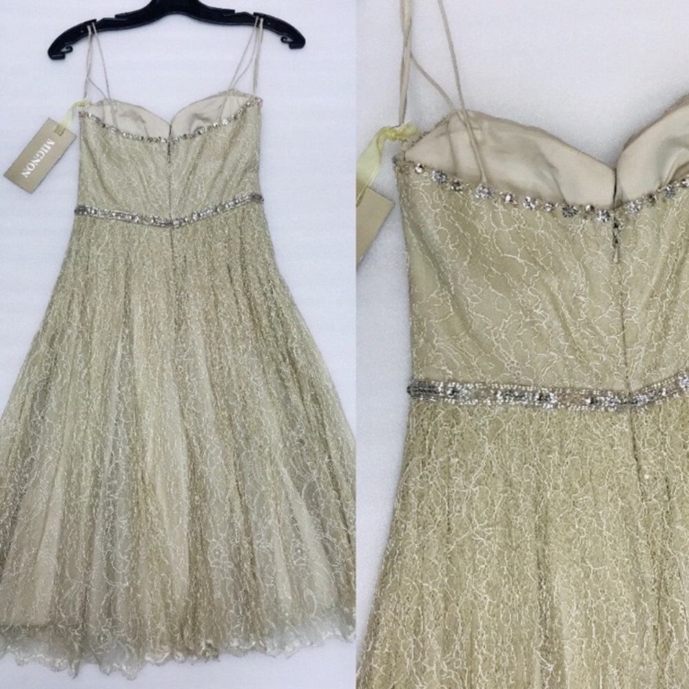 Mignon lace overlay cocktail dress - Picture 9 of 12